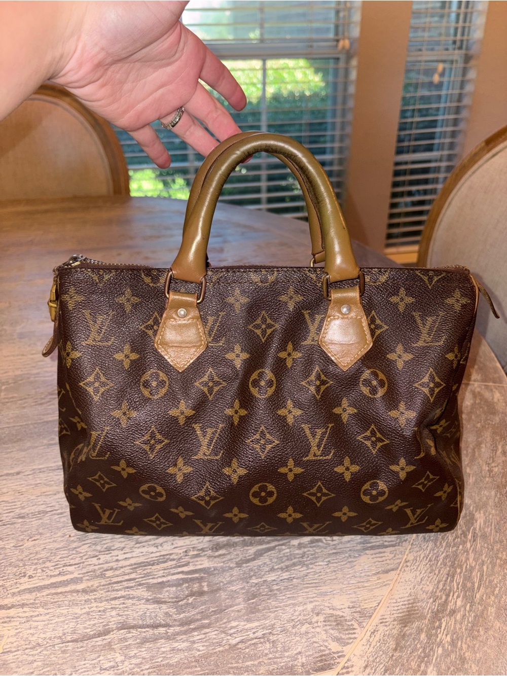 Authentic vintage Louis Vuitton Speedy 30 French Company Bag. - Picture 5 of 16